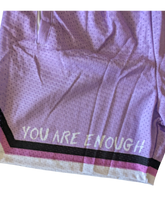 Load image into Gallery viewer, Purple You Are Enough Shorts