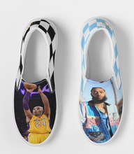 Load image into Gallery viewer, Black Kobe and Blue Nipsey Checked